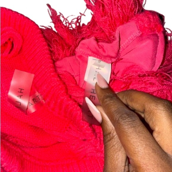 Pink Fringe Maxi Skirt - Picture 3 of 3